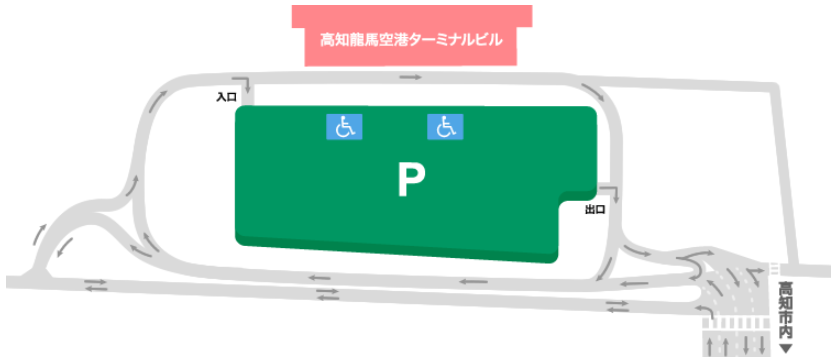 高知空港駐車場MAP