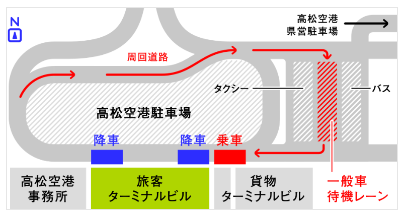  高松空港駐車場MAP